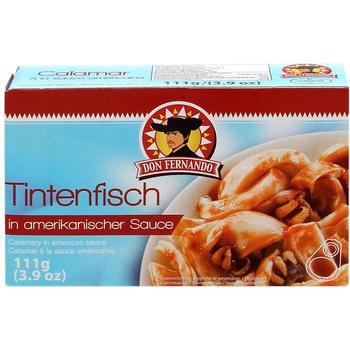 Tintenfisch in amerik.Sauce 111g