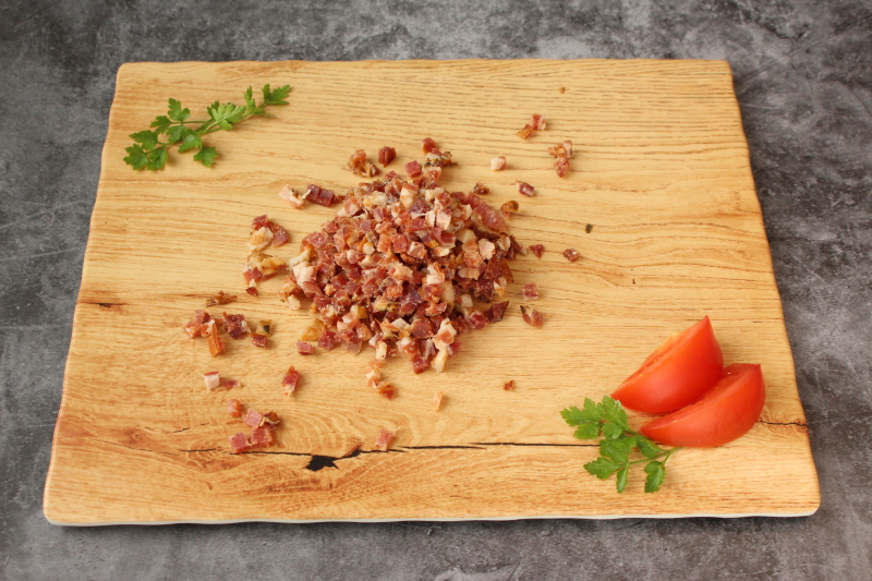 Bauchspeck gewrfelt