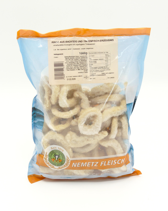 Tintenfischringe im Backteig Tintenfischringe im Backteig