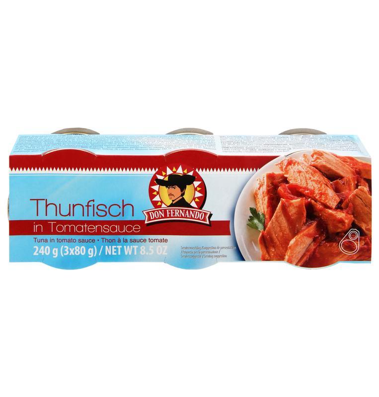 Thunfisch in Tomatensauce 240g (3x80g)