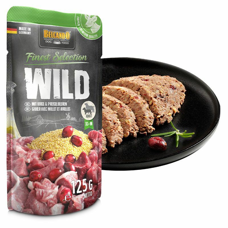 Belcando Wild mit Hirse und Preiselbeeren 125 g