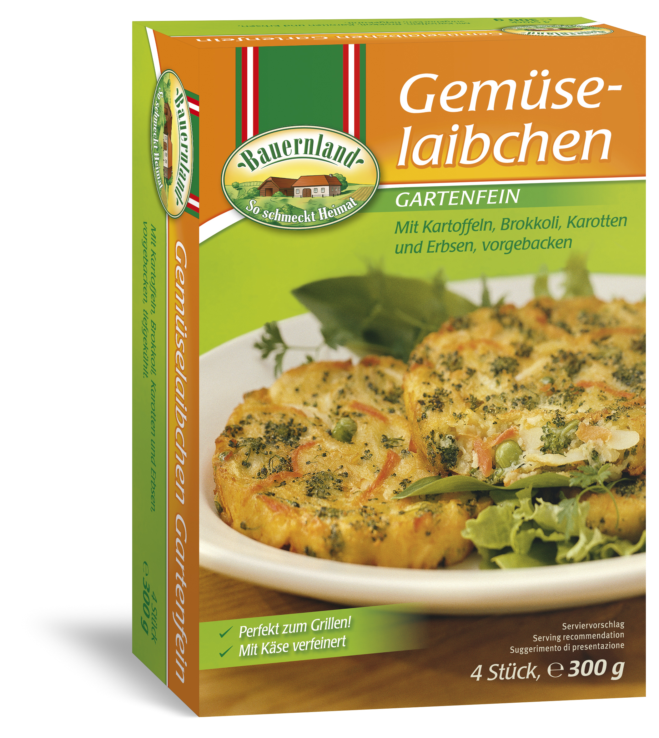 Ackerl Gemüselaibchen 4 Stück Ackerl Gemüselaibchen 4 Stück