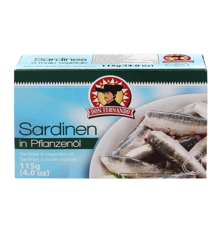 Sardinen in Pflanzenl 115g