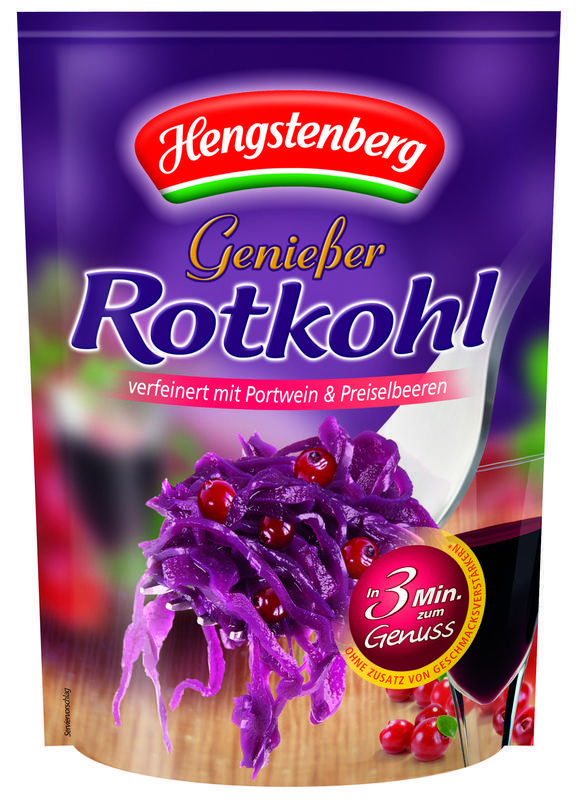 Apfelrotkohl 3min. 400gr Rotkraut