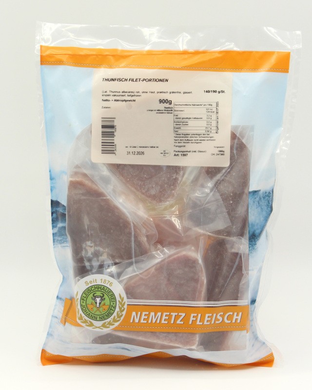 Thunfisch Filet 140/190 Thunfisch Filet 140/190